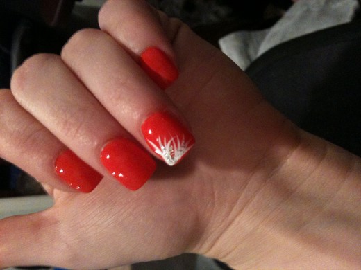beautiful red nail design 21 funky nail design funky nail
