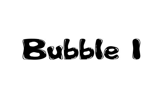 bubble fonts for mac
