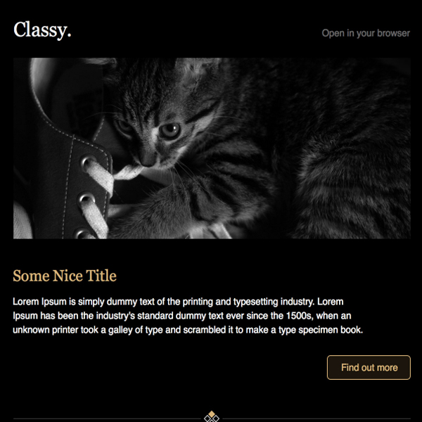 classy-newsletter-template